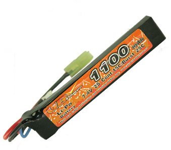 Аккумулятор VB 7.4 (Li-Po) 1100H15C 11,5*21*103